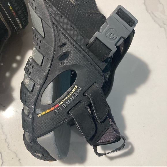 MERRELL Continuum Sz 8 Open Toe Hiking Hook & Loop  Closures Adjustable Sandals - Picture 3 of 14